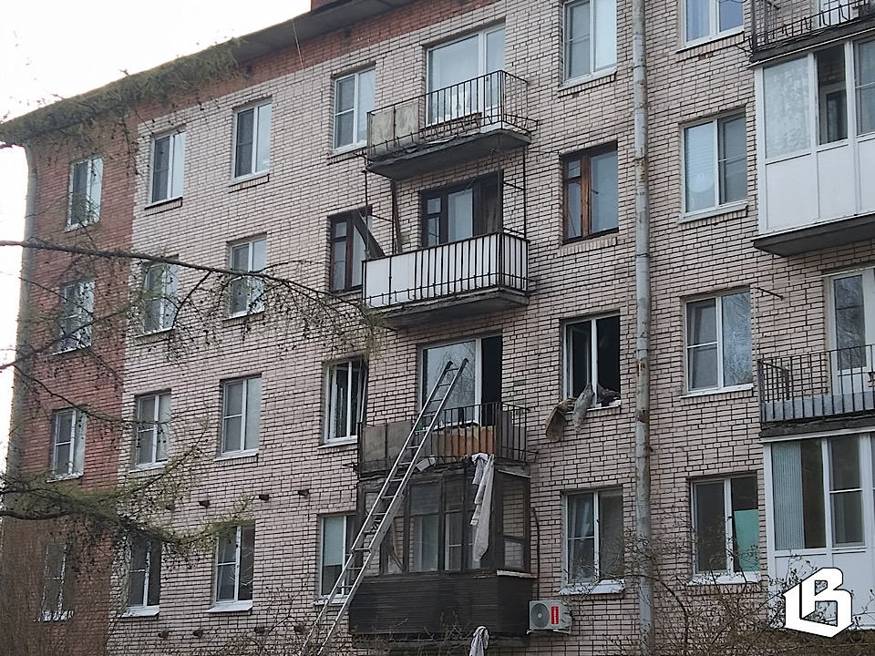 В Выборге случился пожар, есть жертвы