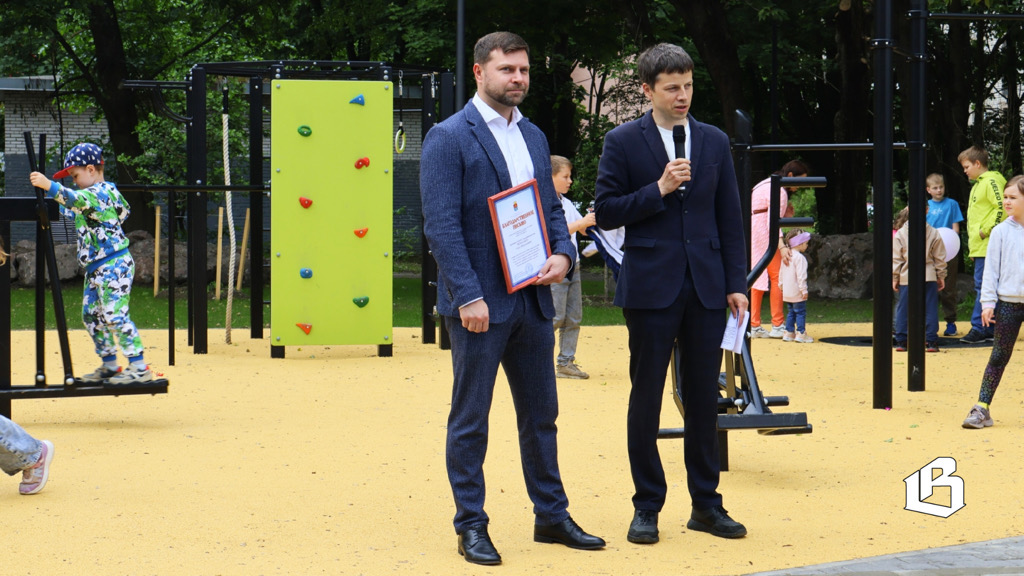 В Выборге состоялось открытие благоустроенной общественной территории