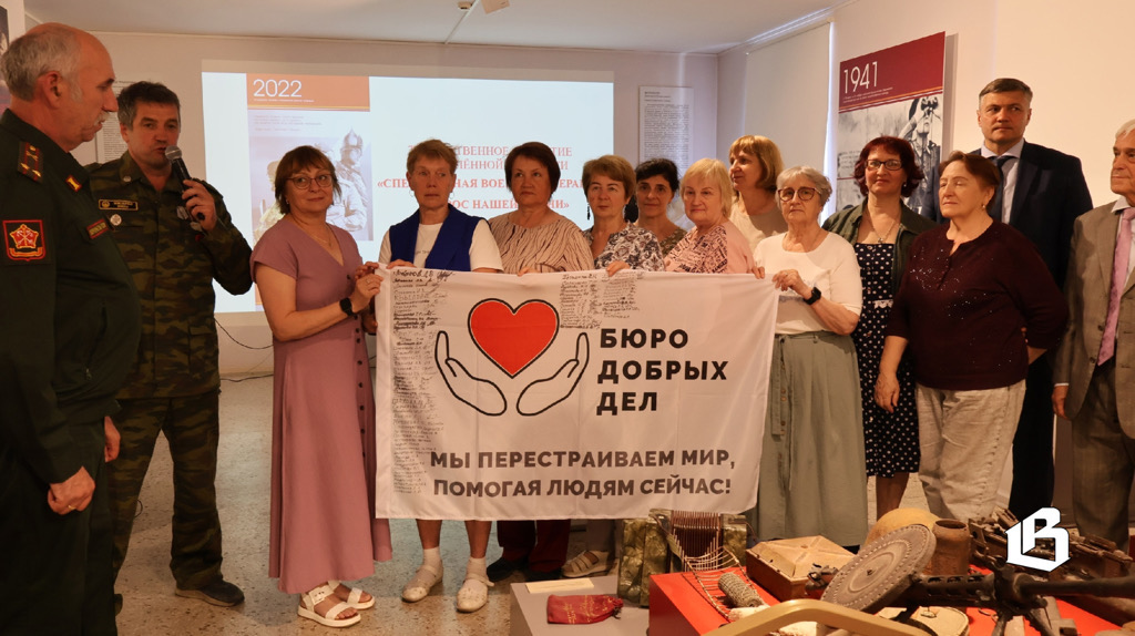 В Выборге торжественно открыли обновленную выставку, посвященную СВО