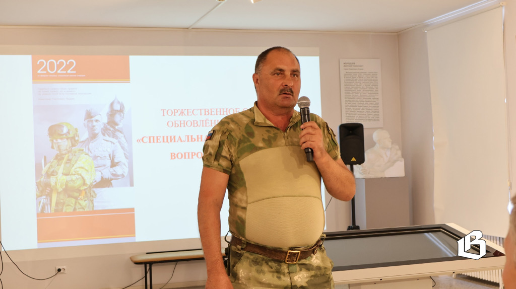 В Выборге торжественно открыли обновленную выставку, посвященную СВО