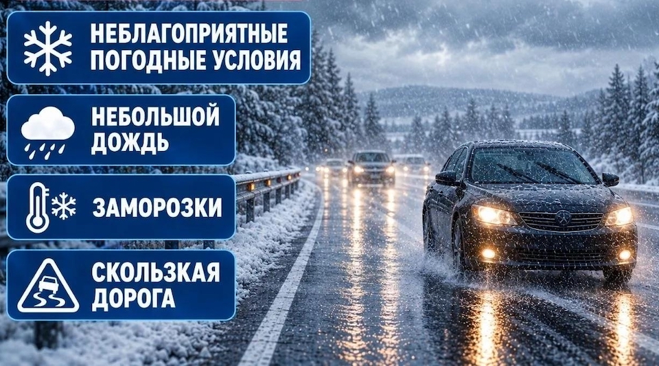 Осторожно, невидимый лед: синоптики прогнозируют -1°C уже во вторник