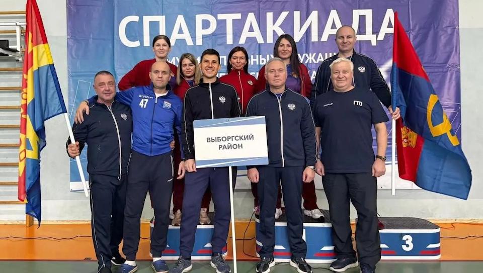 Выборгский район — серебряный призёр Спартакиады муниципальных служащих Ленобласти