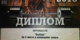 Выборгские силачи завоевали серебро турнира "Северная Столица III"