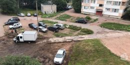 Во дворе на Гагарина, 37 формируется комфортная городская среда