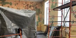 В детских садах и школах Выборгского района начались ремонтные работы