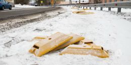 Новые изменения велодорожек: демонтированы все жёлтые основания