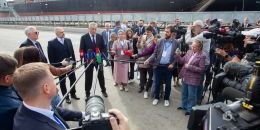 В Высоцке открыли мощный зерновой терминал