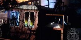 Вечерний и ночной пожары в Выборгском районе уничтожили два дома