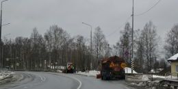 Федеральное дорожное ведомство показывает реальную работу техники в снегопад