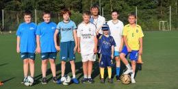 Футбольный тренер Сершей Горячкин тренер команды "Фаворит Плюс"