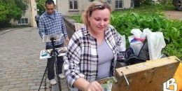 Москвичи рисуют Выборг