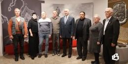 Историки из Карелии и Саратовской области в Зале воинской славы в Выборге