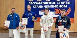 Выборгские фехтовальщики – медалисты студенческого турнира 