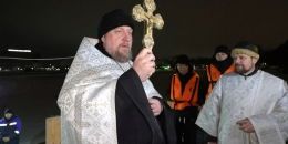 В Крещенский сочельник в Выборге все желающие окунулись в купель