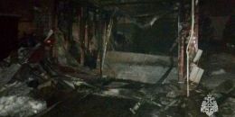 Пожар в гараже унес жизнь человека