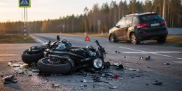 В Выборгском районе после смертельного ДТП с мотоциклистом возбуждено уголовное дело