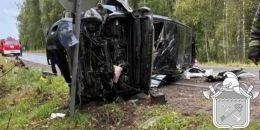 Роковая секунда: иномарка перевернулась, водитель погиб на трассе под Выборгом