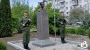 В Выборгском районе установили памятник герою-пограничнику