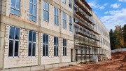 Поликлиника в Южном микрорайоне Выборга готова на 70%